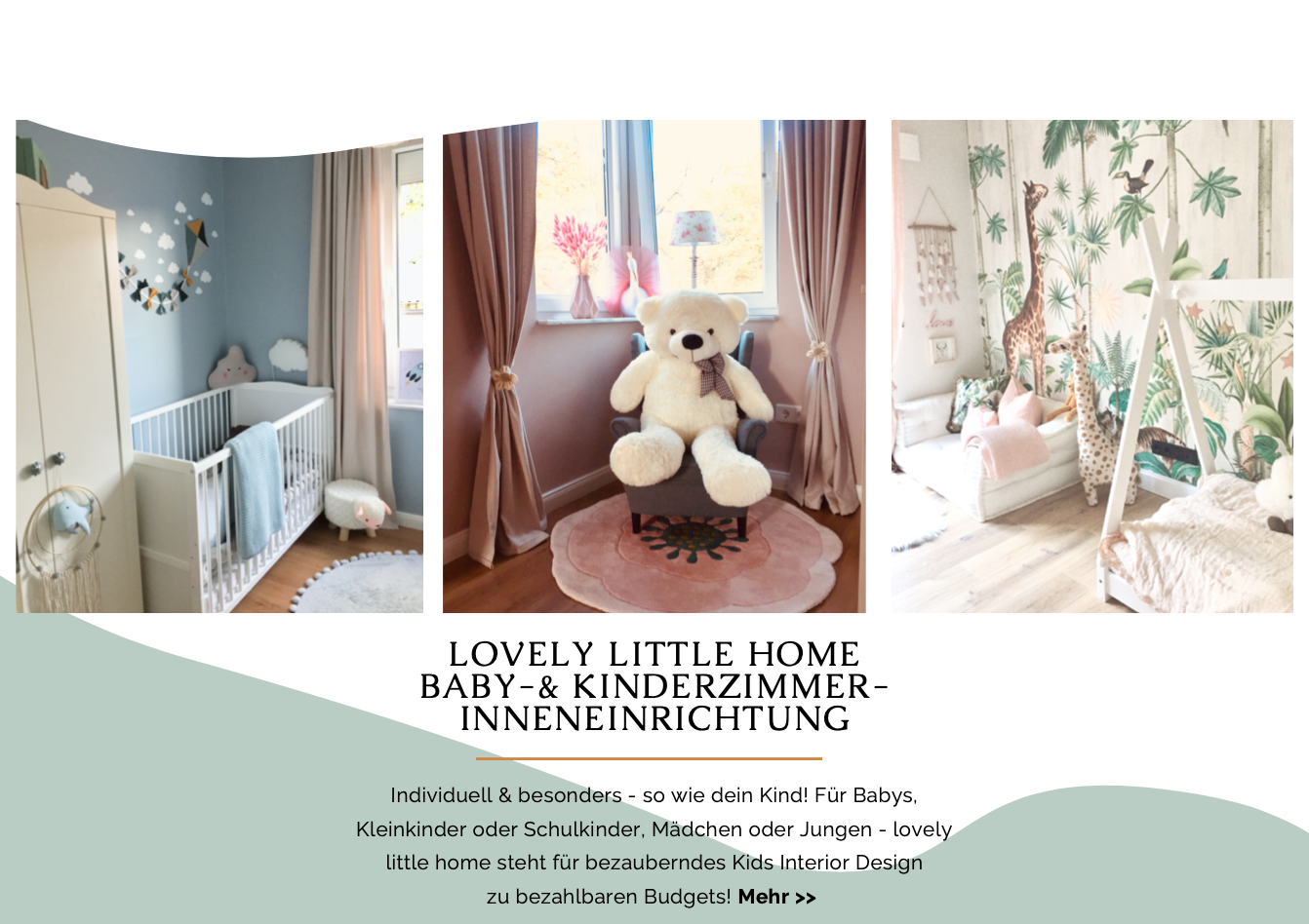 Baby- und Kinderzimmer-Inneneinrichtung! Mit Liebe zum Detail! lovely little home